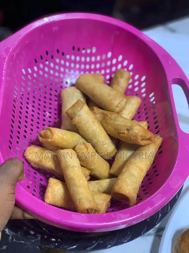 Small Chops Platter (Puff Puff, Spring Roll, Samosa) - 1