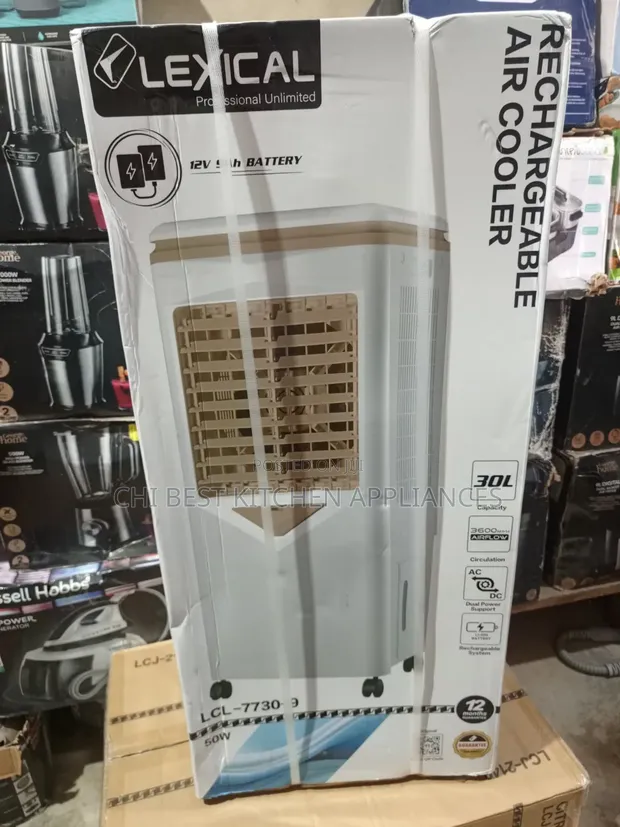 30L Lexical Rechargeable Air Cooler - 1