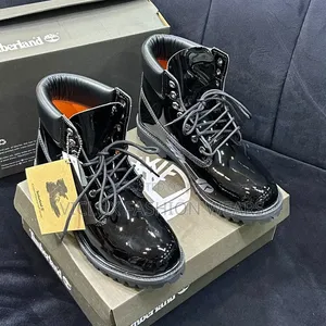 Timberland Luxury Shiny Black Boots