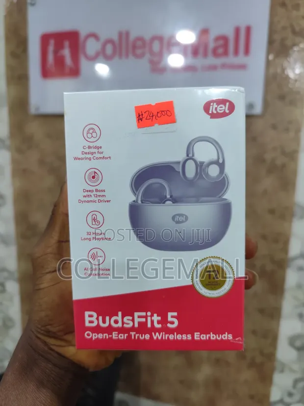 iTel BudsFit 5 Wireless Earbuds - Purple - 1