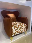 Unique Single Fabric Sofa Chair - 2