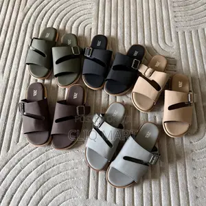 Zara Cut-Out Buckle Sandals - Brand New
