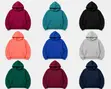 2pcs Unisex Plain Hoodie Joggers Set - Thick Quality Tracksuit - 3
