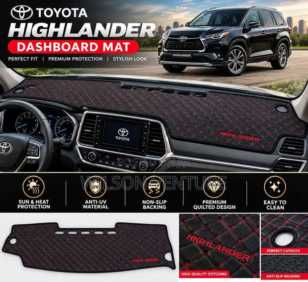 Original Dashboard Mat for Toyota Highlander - 1