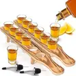 6-Hole Glass Holder Cup Rack - Barware Organizer - 2