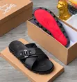 Christian Louboutin Slides - Black - 2