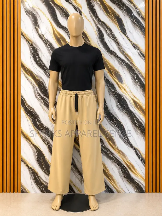 Cut And Sew Premium Cotton Joggers - 1