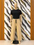 Cut And Sew Joggers masu Inganci na Auduga - 1