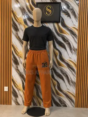 Cut And Sew Joggers masu Inganci na Auduga