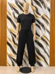 Cut And Sew Joggers masu Inganci na Auduga - 4
