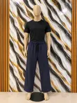 Cut And Sew Joggers masu Inganci na Auduga - 5