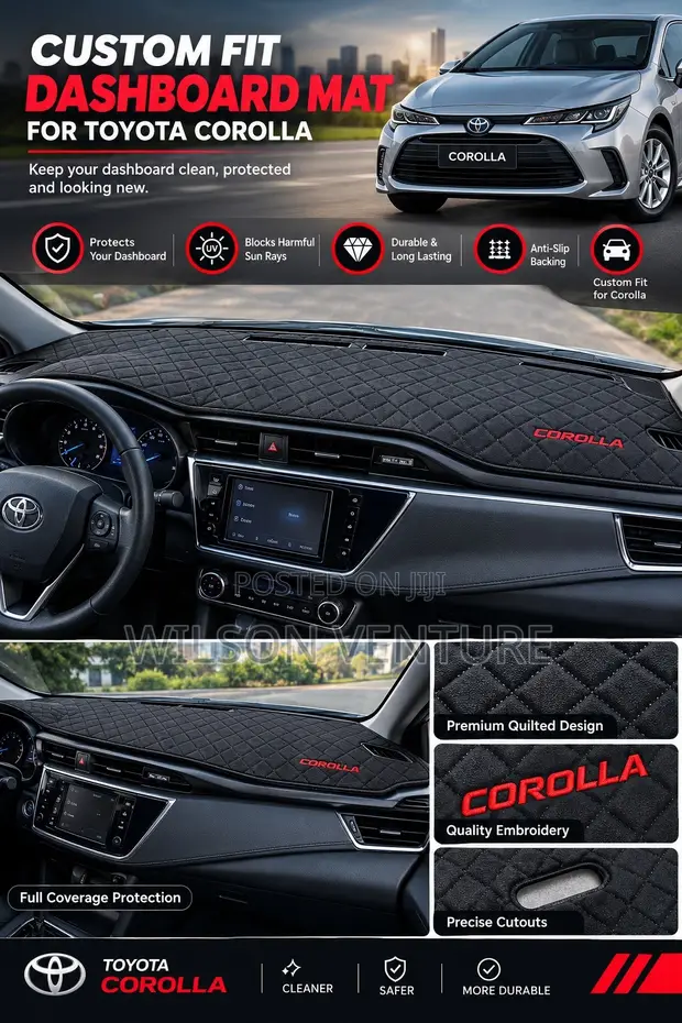 Original Dashboard Mat for Toyota Corolla - 1