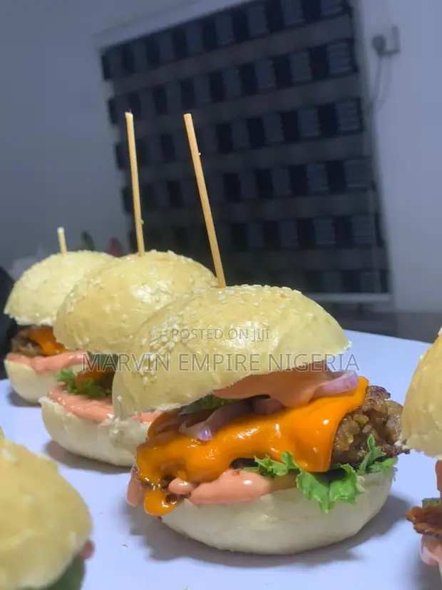 Premium Beef Burger with Fries - 1