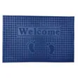 Quality Non-Slip Rubber Welcome Door Mat - Blue - 1