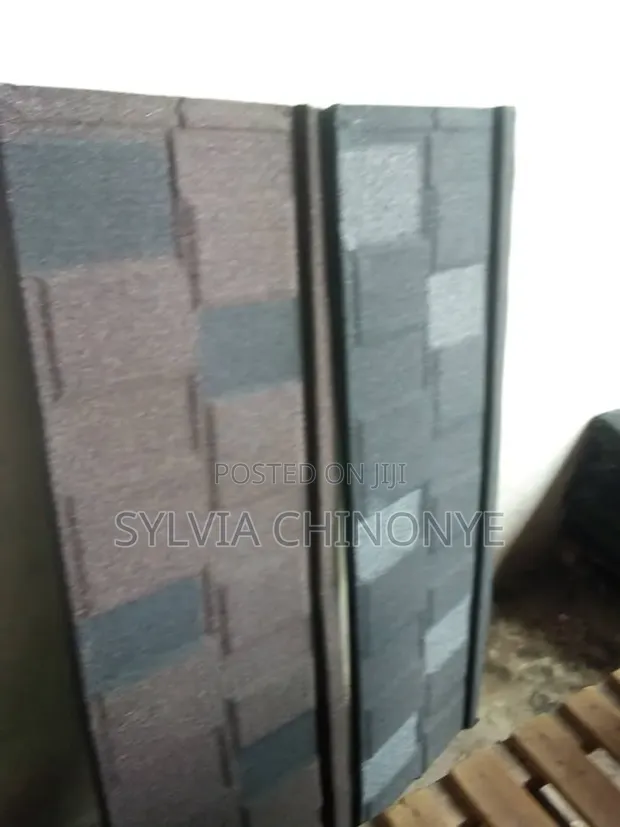 Stone Coated Roofing Sheets - Coffee & Black Shingles - 1