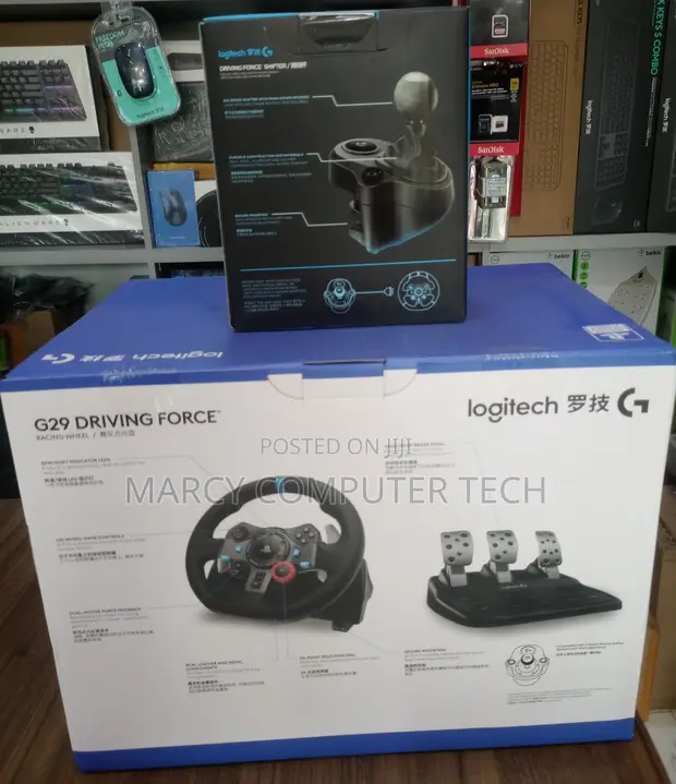 Logitech G29 Driving Force Wheel & Shifter - 1
