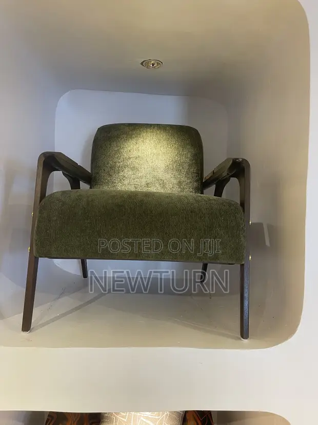 Quality Unique Single Sofa Chair - Green - 1