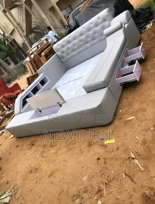 Unique Luxury Super King Bed Frame with Storage - 1