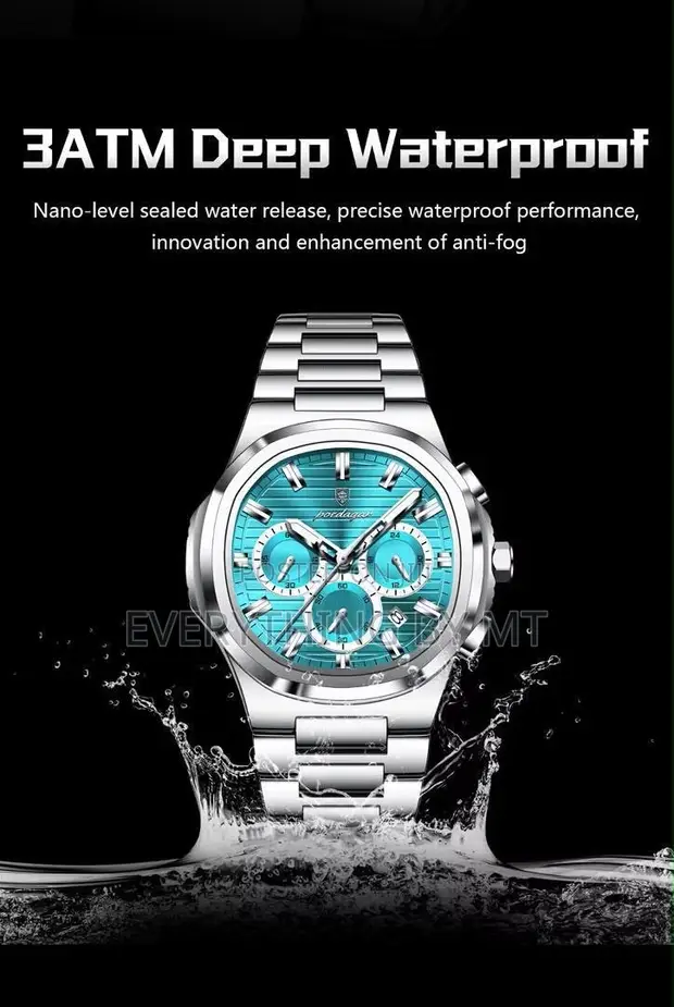 Poedagar Chronograph Quartz Wristwatch - 1