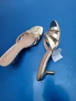 Gold Strappy Kitten Heel - 2