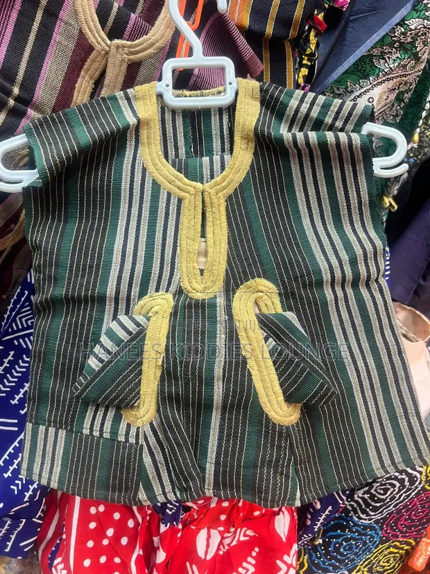 Aso Oke Danshiki Yoruba Attire Set for Boys - 1