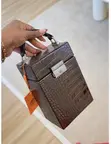 Women's Vintage Cork Purse with Long Strap - 2