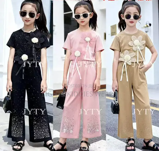 Girls' Luxurious Up and Down Clothing Set (Ages 2-12) - 1