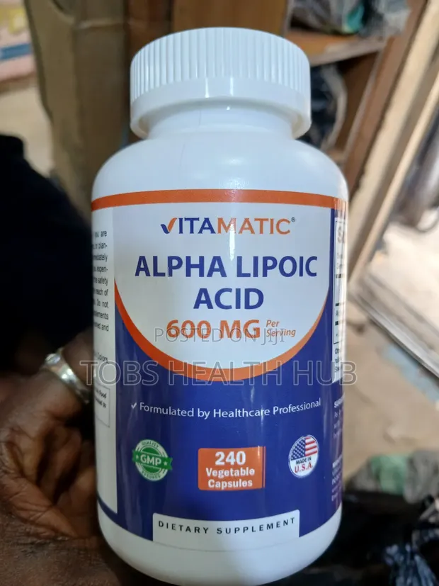 Vitamatic Alpha Lipoic Acid 600mg - Kapsul Kayayyakin Ganye 240 - 1