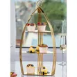 Kyakyawan 3-Tier Rose Gold Teardrop Dessert Stand - 1