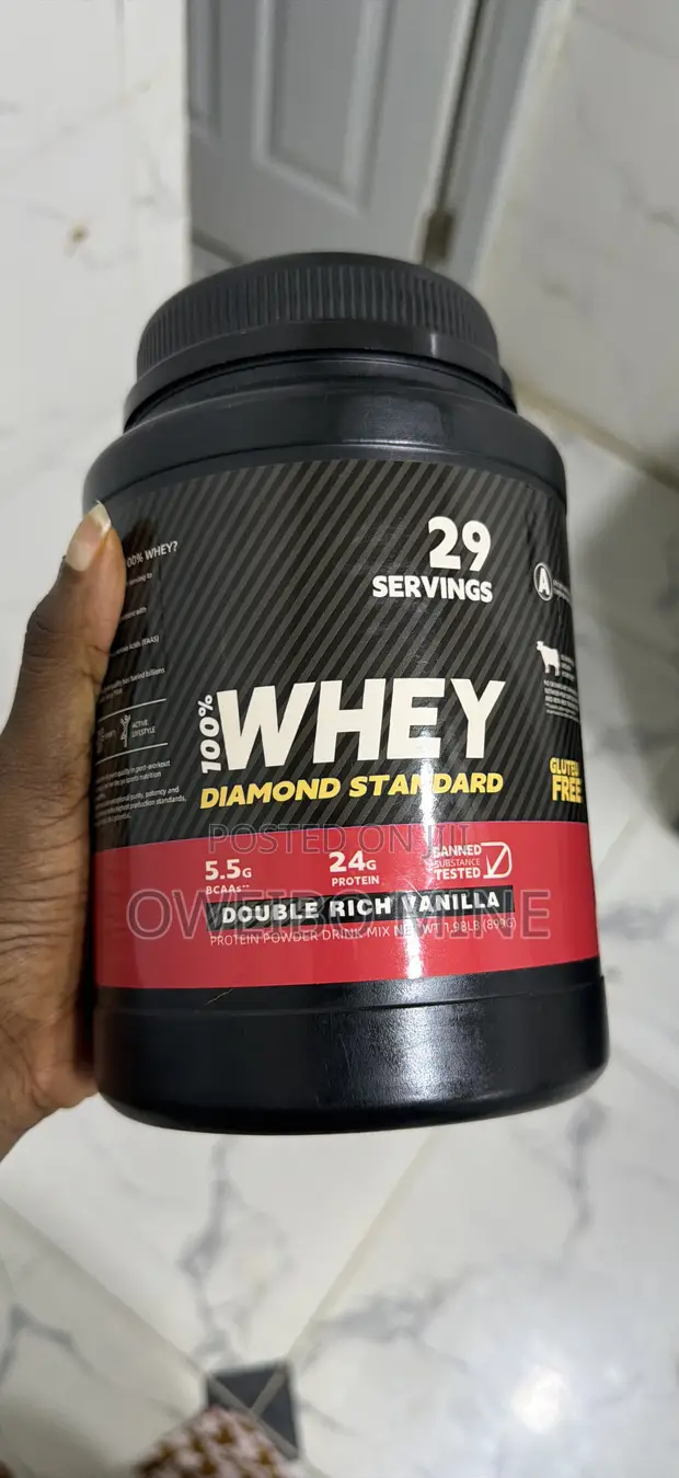Vanilla Flavored Whey Protein Powder - 1