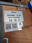 Haisic Lithium Ion Battery 30kWh 51.2V - 5