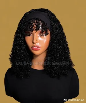 Pixie Fringe Wig - Curly Human Hair