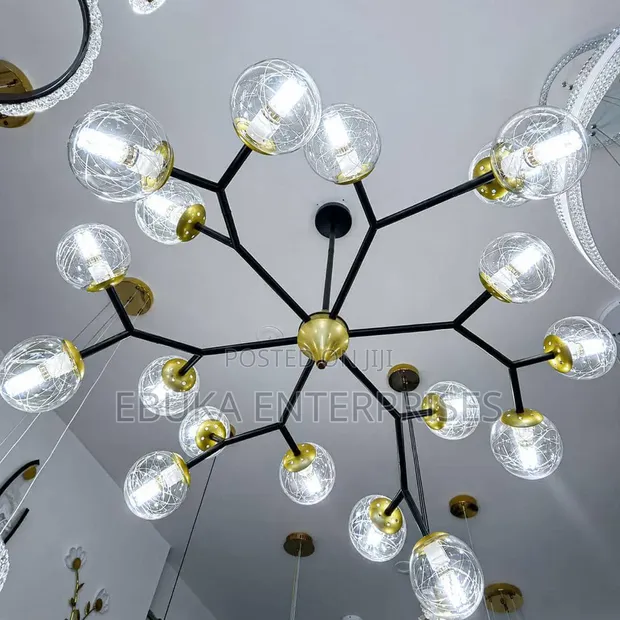 Chandeliyar Modern Molecular Mai Rassa - Kai 18 - 1