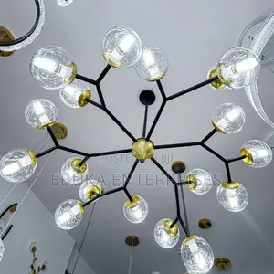 Modern Molecular Branch Chandelier - 18 Heads