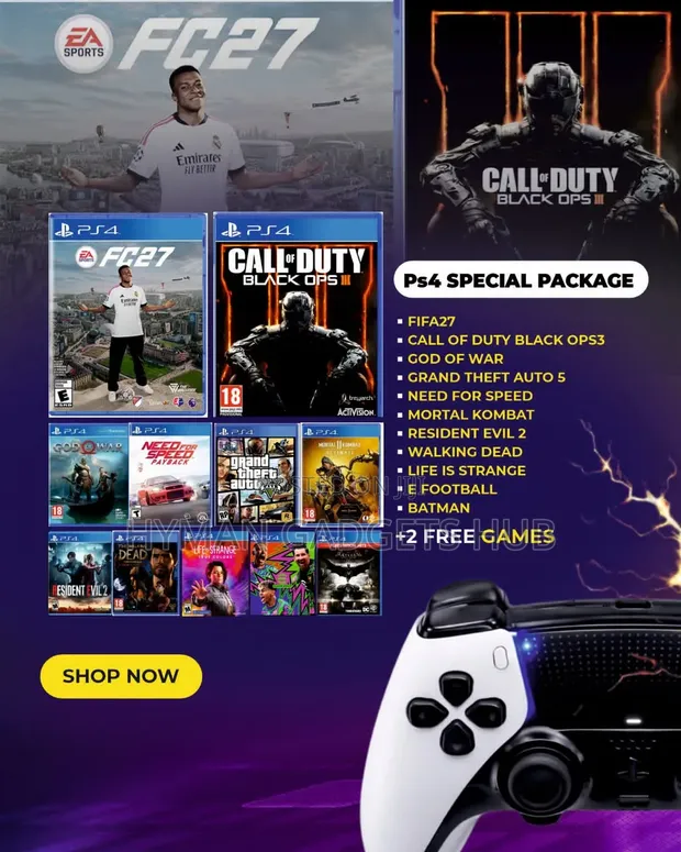 PS5/PS4 Game Installation Service (FC 24 Included) - 1