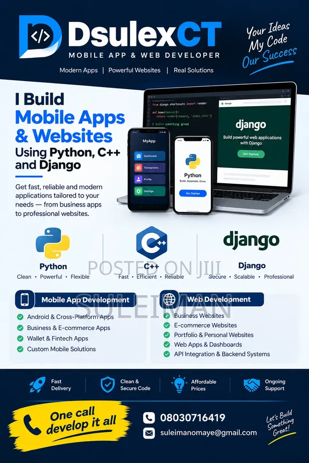 Mai Ci gaban App na Wayar Hannu da Yanar Gizo - 1