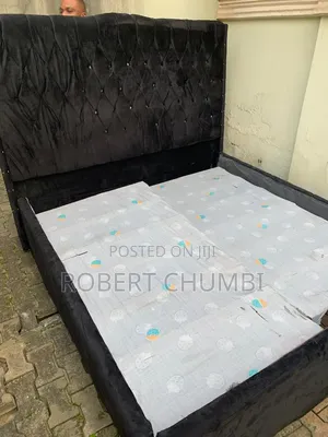 Home Interiors Black 6x6 King Bed Frame
