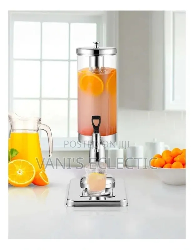 3L Premium Stainless Steel Single Cylinder Beverage Dispenser - 1