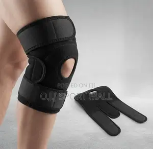 Adjustable Knee Support Brace - Black