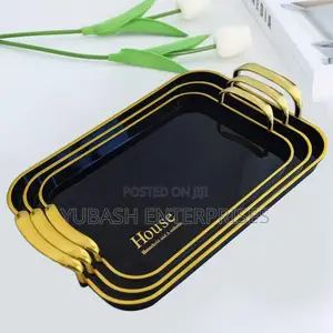 3-Piece Serving Tray Set