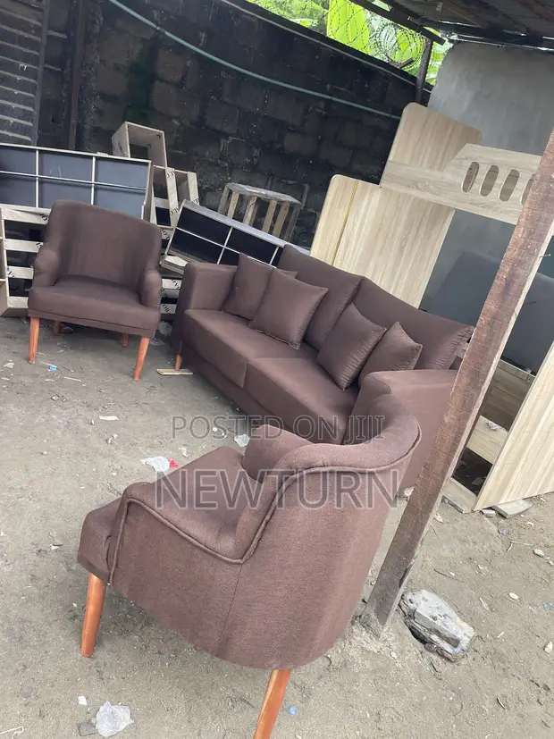 Brand New 5-Seater Fabric Sofa Set - 1