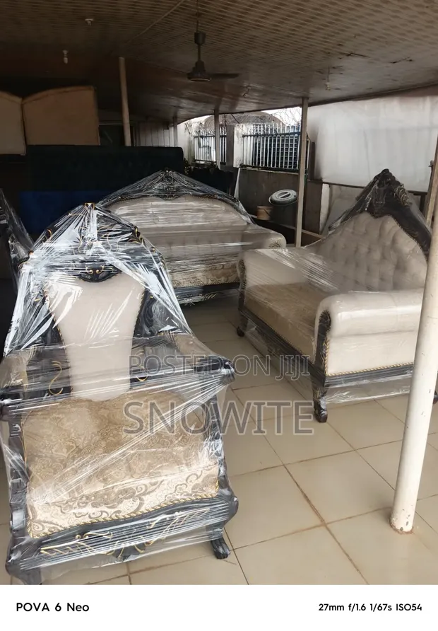 Brand New Royal Throne 7-Seater Sofa Set - 1