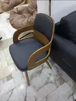 Newturn Interiors Studio Stool - Black Leather - 1