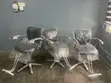 3 Kujerun Salon da Aka Yi Amfani Da Su - Bakar fata - 1