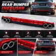 Original Universal Rear Bumper Diffuser - 1
