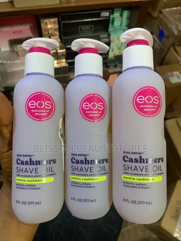 EOS Cashmere Shave Oil, Vanilla Cashmere - 1