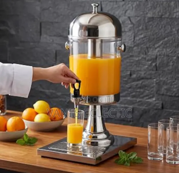 Commercial Single Juice Dispenser - Stainless Steel (8L) - 1