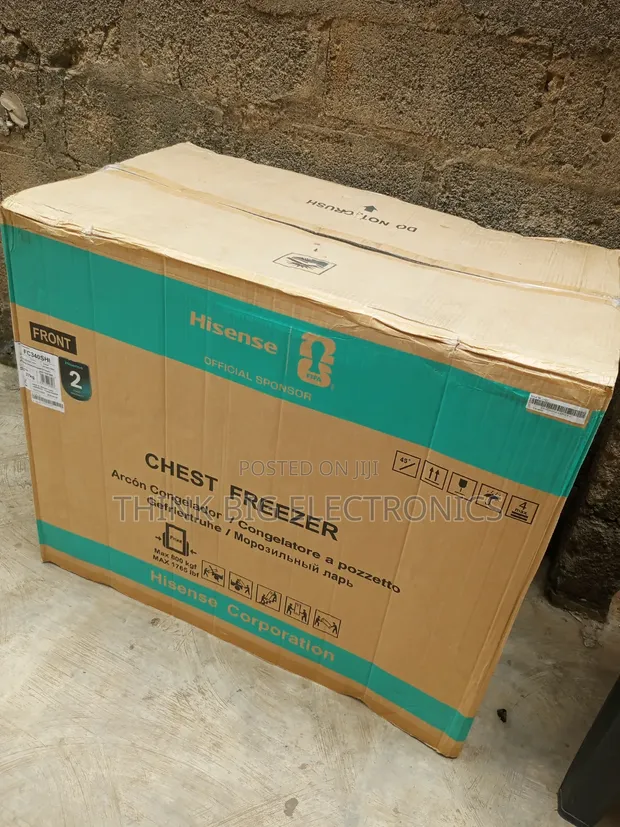 Hisense 297L Inverter Chest Freezer (FC-390SHI) - Fast Freezing, Silver - 1