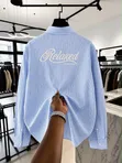 Luxury Fitted Men's Long Sleeve Shirt - 1