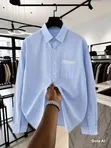Luxury Fitted Men's Long Sleeve Shirt - 2